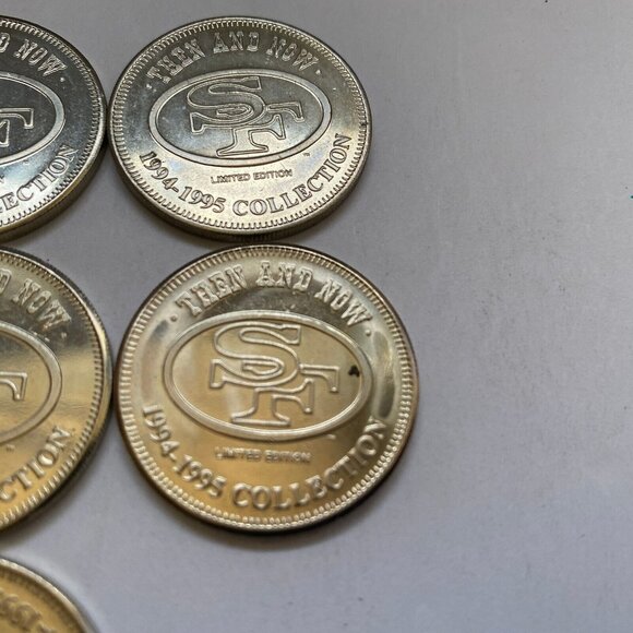San Francisco 49ers then and now 1994-95 collectable coins 10 of 20 Lot #17 - Picture 9 of 12